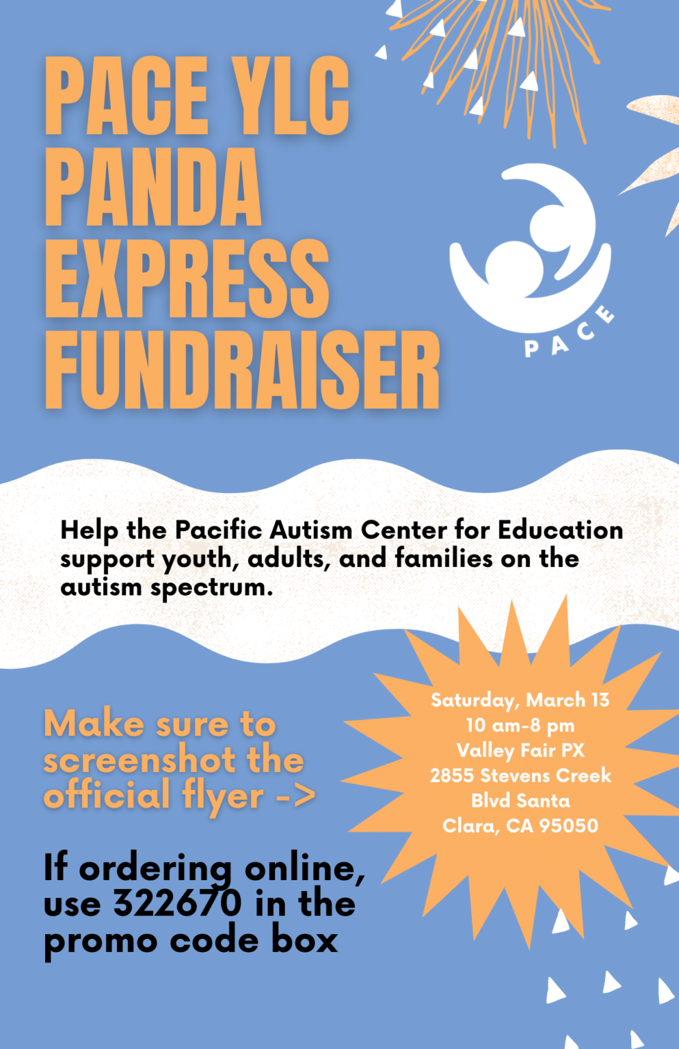 PACE YLC Panda Express Fundraiser PACE